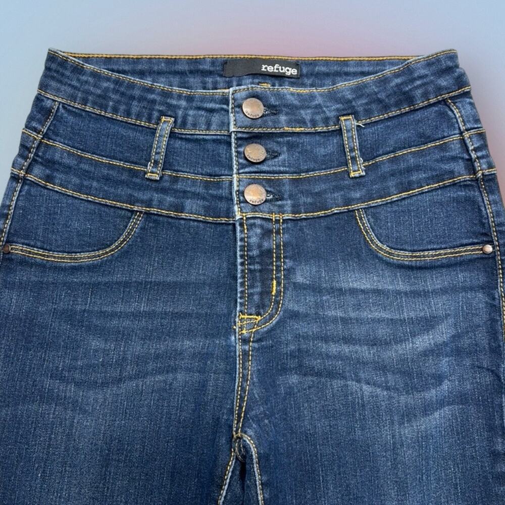 REFUGE Women’s 4 Skinny Blue Jeans